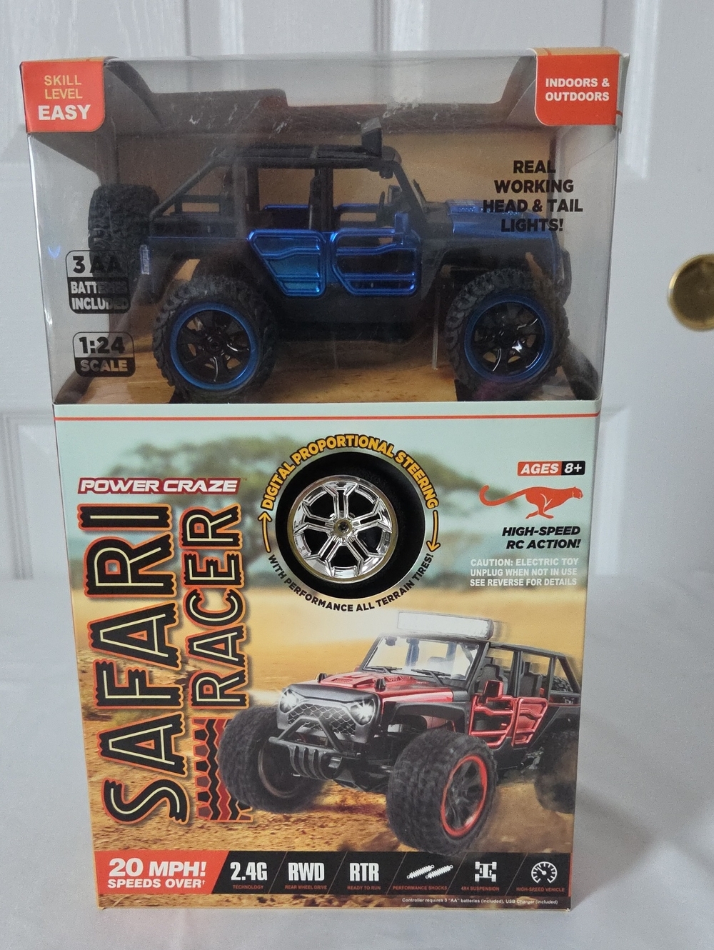 Safari Racer Remote Control Off-Road Truck - Blue
